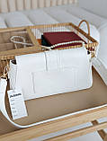 Люксова сумка жіноча Jacquemus Le Bambino білий Жакмюс, фото 4