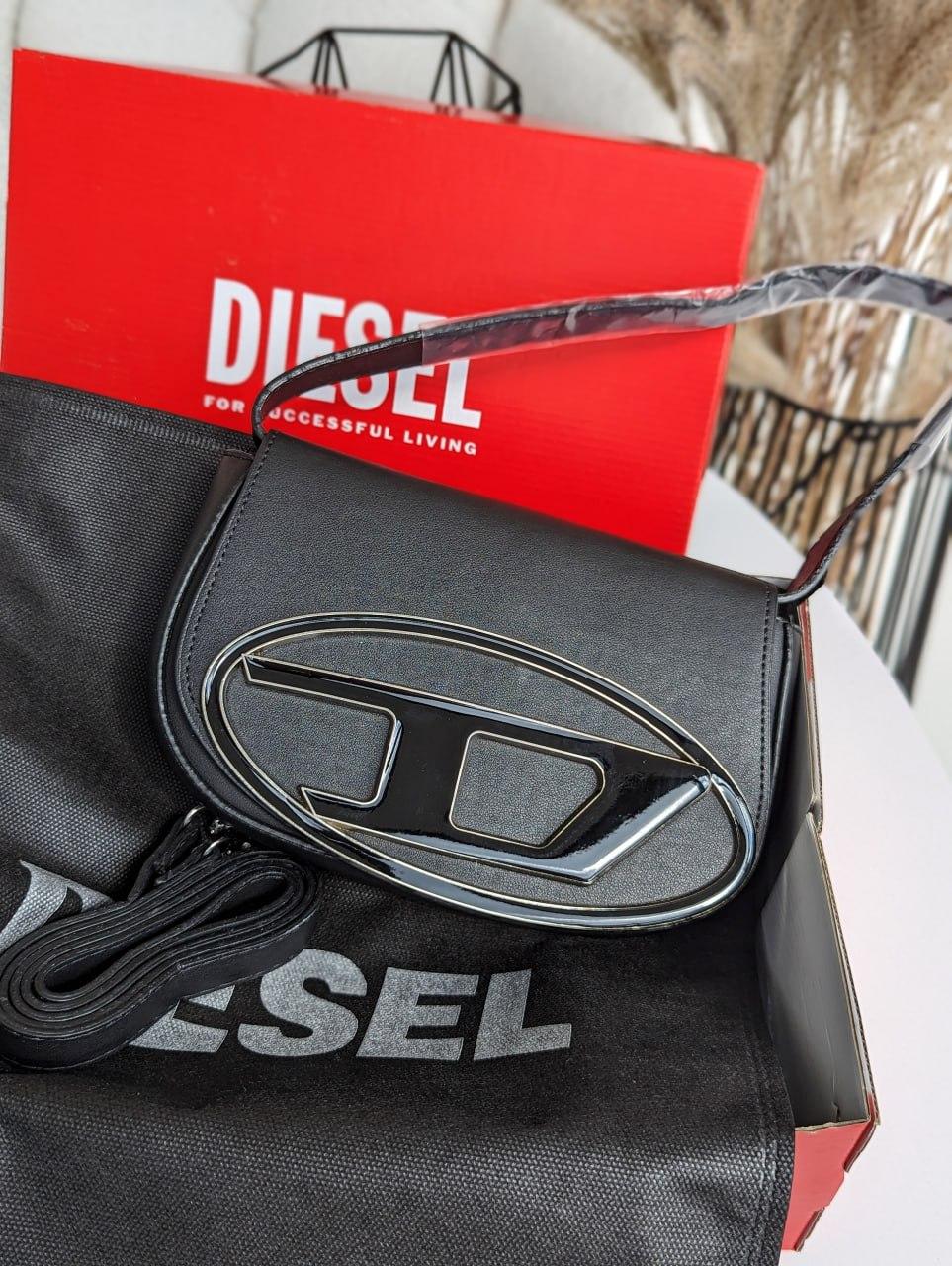 Сумка жіноча Diesel чорний Дезель Lux