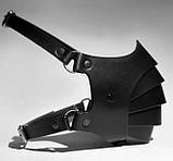 Шкіряна маска на обличчя БДСМ, фото 5