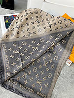 ПАЛАНТИН ШАРФ, ХУСТКА LOUIS VUITTON Луї Віттон сіро-золотий