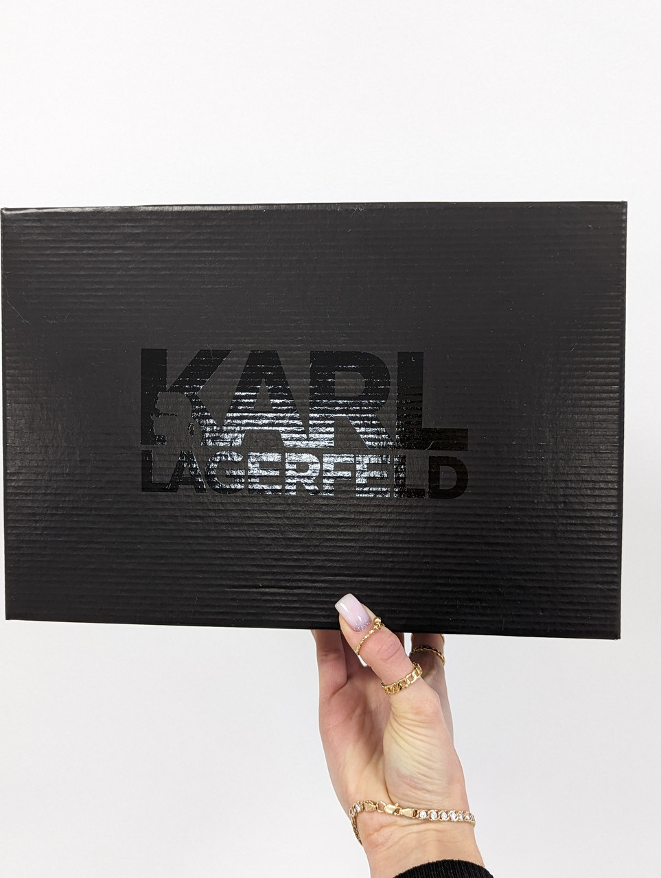 Фірмове паковання коробка Karl Lagerfeld, паковання на подарунок. Подарункова брендова упаковка Карл Лагерфельд