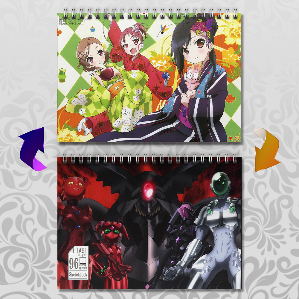 Скетчбук А5 96 арк. 60-65 гр.м² Accel World / Прискорений світ, фото 1