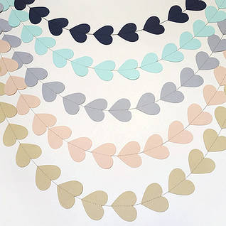 Гірлянди-серця