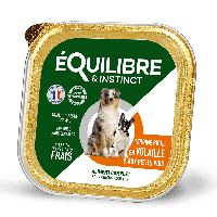 Паштет Equilibre(Экулибре) для взрослых собак с птицей и зеленым горошком 300 г
