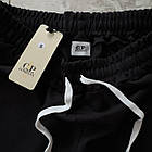 Чоловічий літній костюм C.P. Company Футболка + Шорти білий з чорним С.П. Компані на літо, фото 3