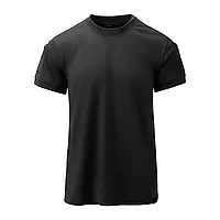 Потовідвідна футболка Helikon Tactical T-shirt TopCool-Black,тактична чорна футболка з кишенькою для поліції