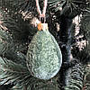 Скляна ялинкова іграшка "Авокадо з оченятами", фото 3
