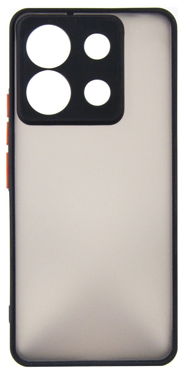 Чохол-накладка Dengos Matt для Xiaomi Redmi Note 13 Pro 5G Black (DG-TPU-MATT-142), фото 1