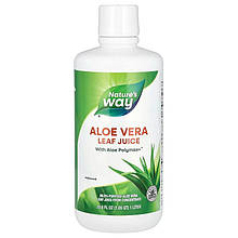 Гель та сік з листя алое вера Nature's Way "Aloe Vera" оригінальний смак (1 л)