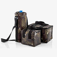 Піксель Набір із 3 сумок Термосумка під пляшку 0.5л, Термосумка ЛанчБег Міні та ЛанчБег