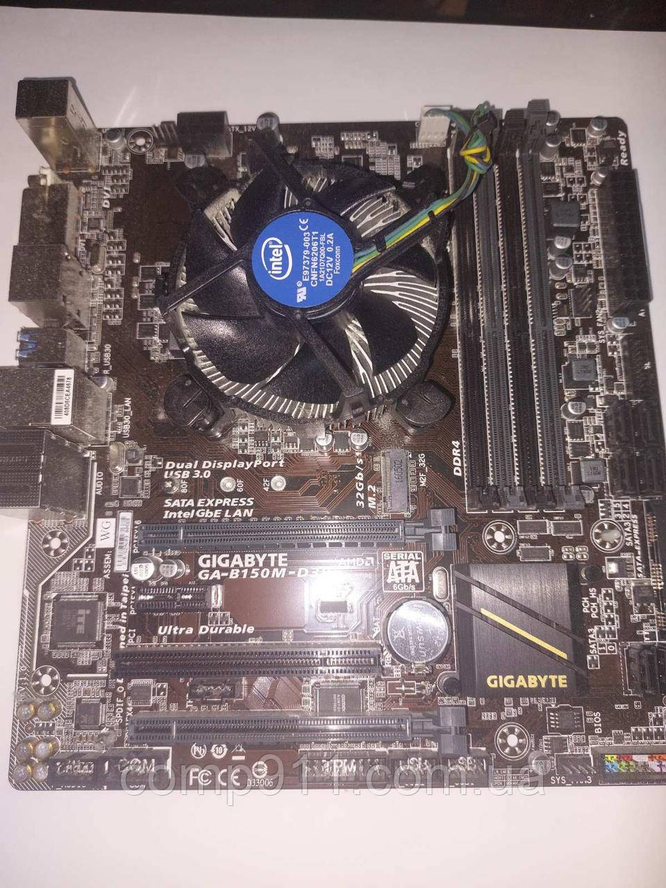 Материнська плата GA-B150-D3P (s1151) + процесор I5-6400 (2,7 ghz)