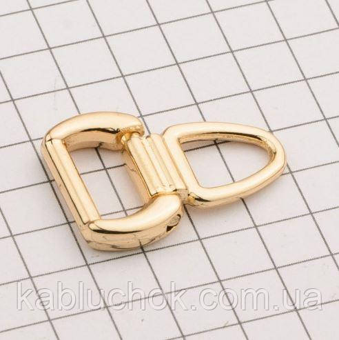 Ручка пулер (курсор) для бігунка, кол. золото, фото 1