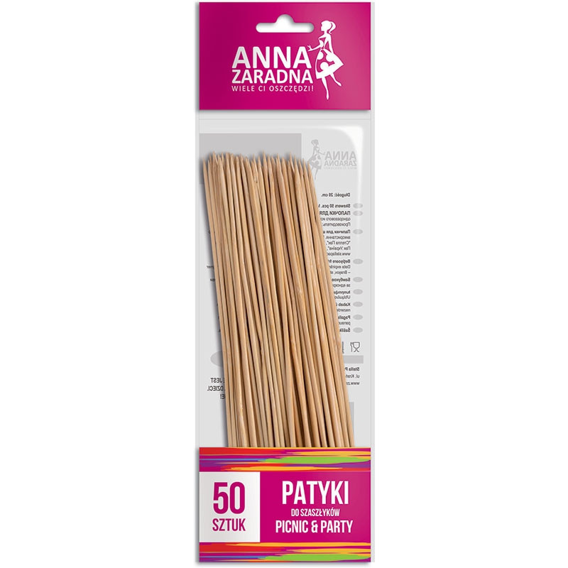 Палички для шашлика Anna Zaradna довгі 25 см (50 штук)