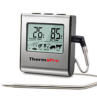 Термометр кулинарный для мяса, молока, духовки ThermoPro TP16 (0C до +300C) с таймером и магнитом