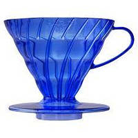 HARIO V60 02 Cobalt Blue Пуровер для заварювання кави