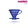 HARIO V60 02 Cobalt Blue Пуровер для заварювання кави, фото 2