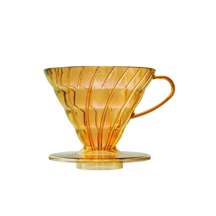 HARIO V60 02 Honey Yellow Пуровер для заварювання кави