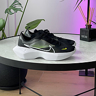 Женские кроссовки Nike Vista Lite Black White обувь Найк Виста Лайт черно-белые летние сетка на платформе