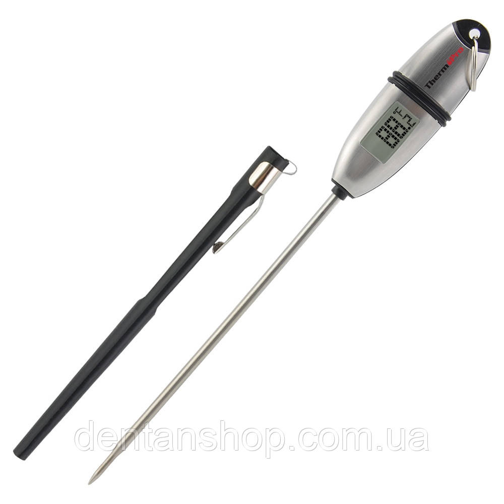 Термометр для м'яса, молока і т. д. ThermoPro TP-02S (від -50 до 300 ºC) в металевому корпусі