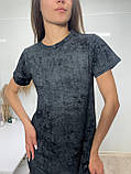 Стильна сукня футболка, кулір, фото 2