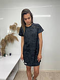Стильна сукня футболка, кулір, фото 3