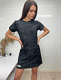 Стильна сукня футболка, кулір, фото 5