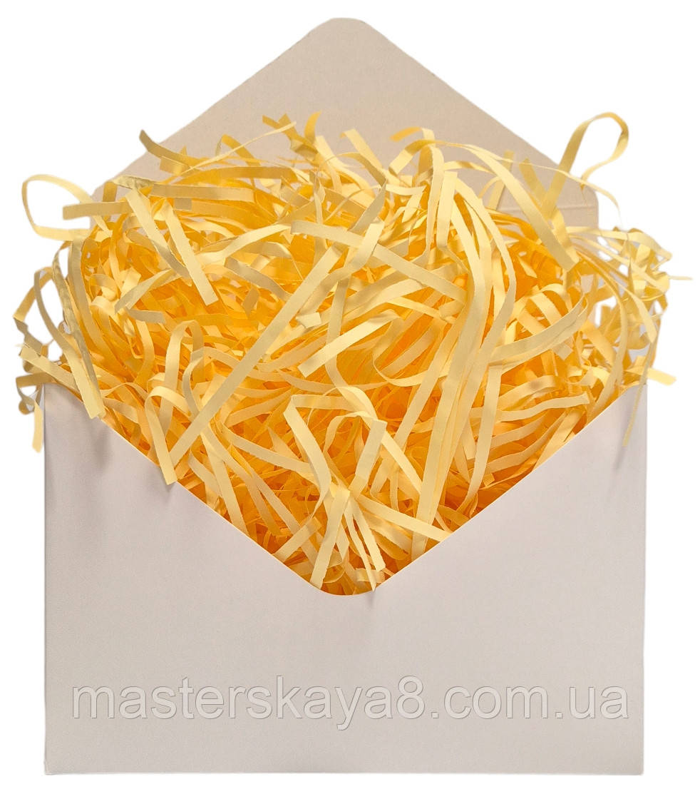Паперовий наповнювач (відео), упаковка 25г/4мм, колір Карамель, виробник, фото 1