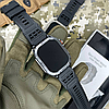 Смарт годинник чоловічий з чорним залізним ремінцем з компасом з дзвінком з браслетом Smart Watch Modfit Ultra, фото 8
