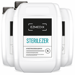 STERILEZER, антисептик, дезінфікуючий засіб для рук, 5000 мл, EZMEDIX