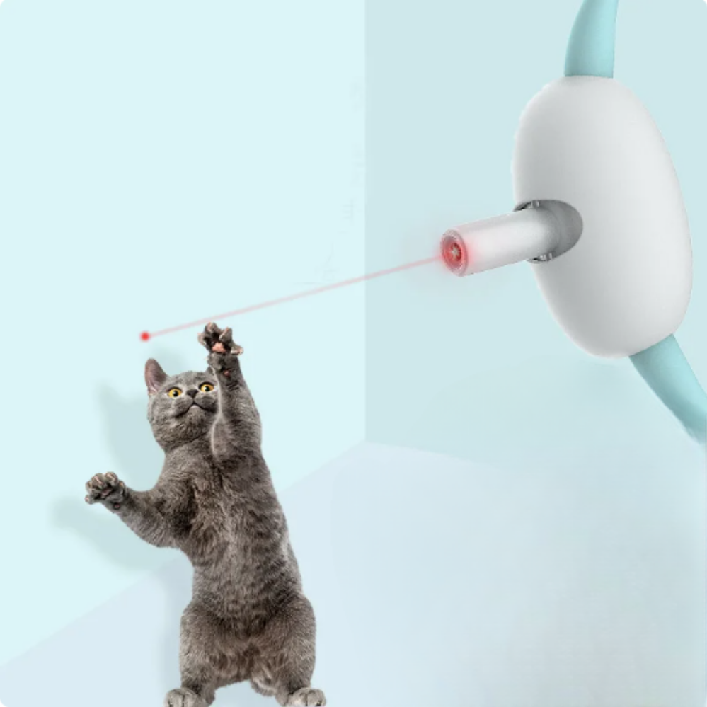 Смарт іграшка з лазерною указкою Smart Laser Collar Розумний лазерний нашийник для кішок