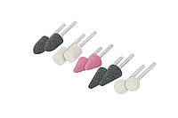 Камені шліфувальні MASTERTOOL 6 мм набір 5 шт 12-2015