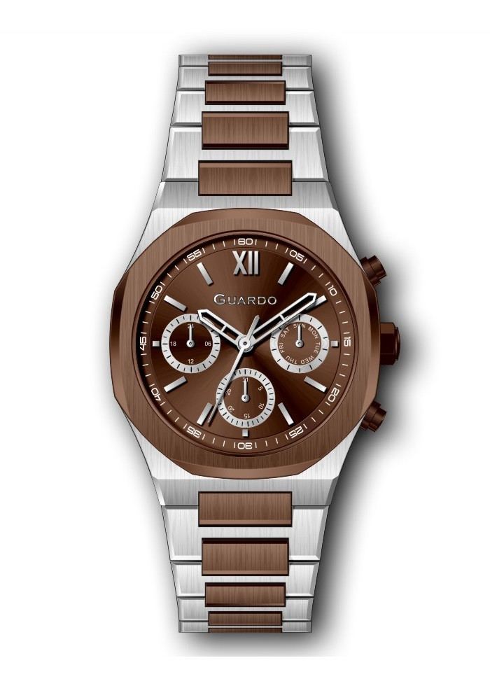 Годинник Guardo 012764-3 (m.BrsBr)