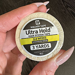 Стрічка скотч, слабкої фіксації для нарощування волосся двостороння липка (для перук, систем, накладок)