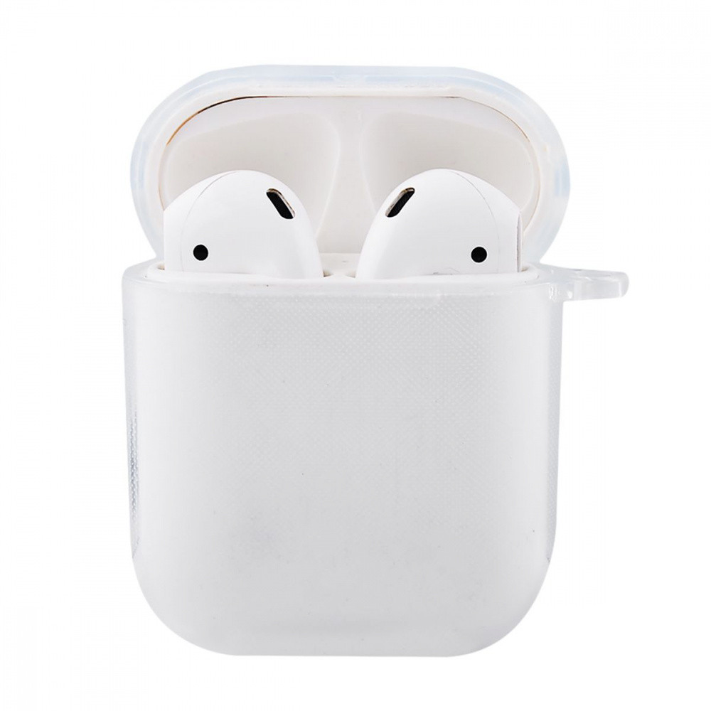 Захисний чохол для AirPods 1/2 Clear Case (TPU). Transparent