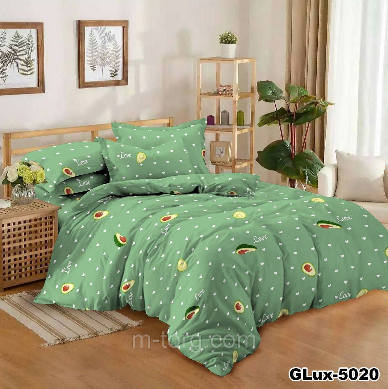 "Зирки" комплект постільної білизни двоспальний 180/210, нав-ки 70/70, тканина сатин, 100% складається з бавовни