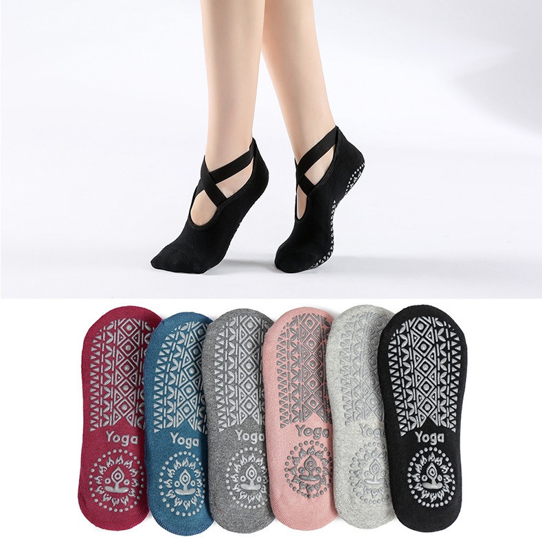 Нековзні Шкарпетки Для Йоги LOTOS із Закритими Пальцями Разом на Махрі, 6 Кольорів