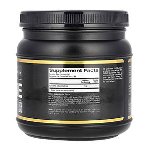 Креатин моногідрат California Gold Nutrition Sport Creatine 454 г США, фото 3