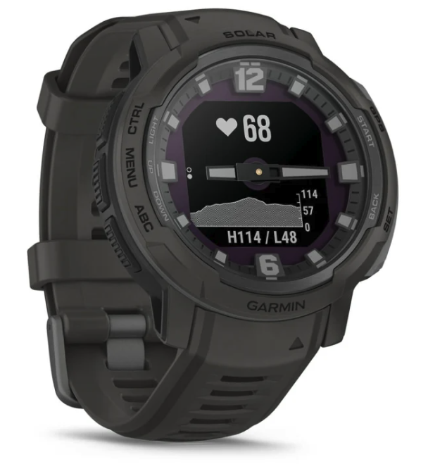 Годинник Garmin Instinct Crossover Solar Graphite