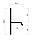 Алюмінієвий тіньовий плінтус прихованого монтажу 20 мм для гіпсокартона Чорний, фото 8