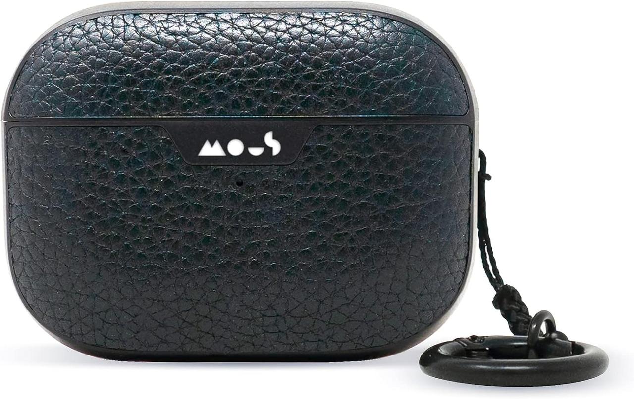 Чохол Mous Leather Case Black для Apple AirPods Pro 2 Gen, фото 1
