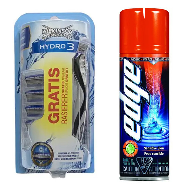 Станок для гоління Wilkinson Hydro 3 + Гель для гоління Wilkinson Sword EDGE