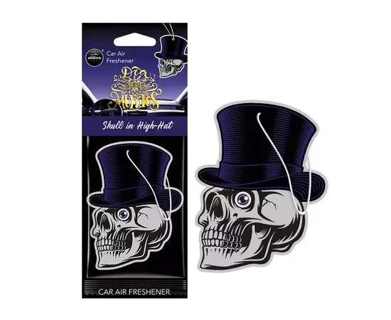 Автомобільний ароматизатор Aroma Car Dia De Los Muertos - Skull in a High Hat