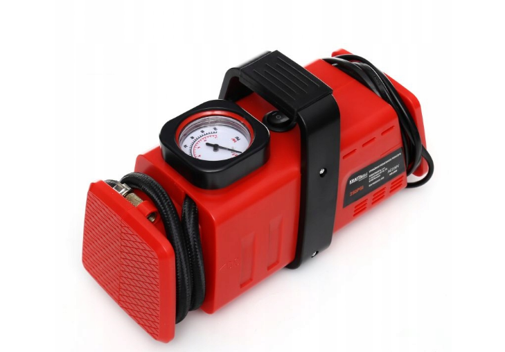 Компресор автомобільний насос для шин машини 12 В,230 Вт Kraft&Dele KD1489 Автокомпресор від прикурювача, фото 1