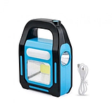 Ліхтар світлодіодний акумуляторний на сонячній батареї HB-9707 B-2 ZB-40, ліхтар переносний, фото 8