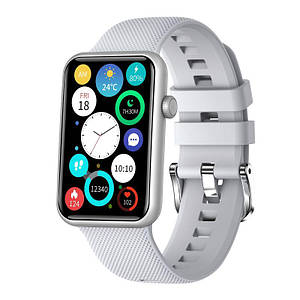 Розумний смарт годинник TechONE HT5 Pro AMOLED дисплей Сірі