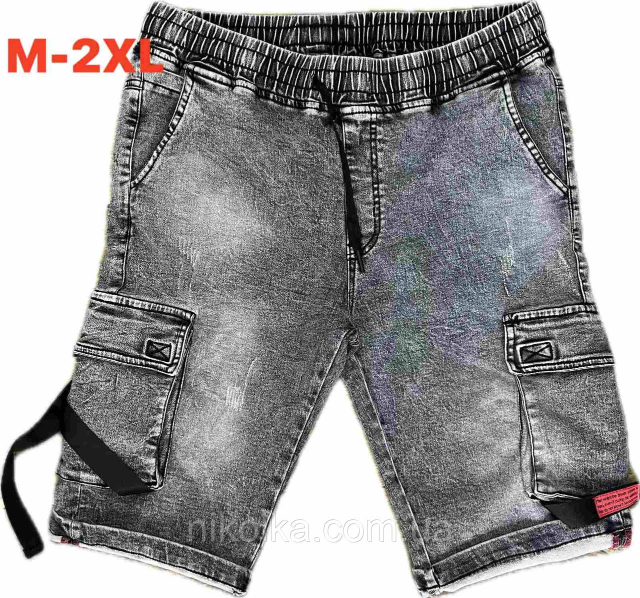 Шорти джинсові чоловічі оптом, M-2XL рр., арт. Mar-1533, фото 1