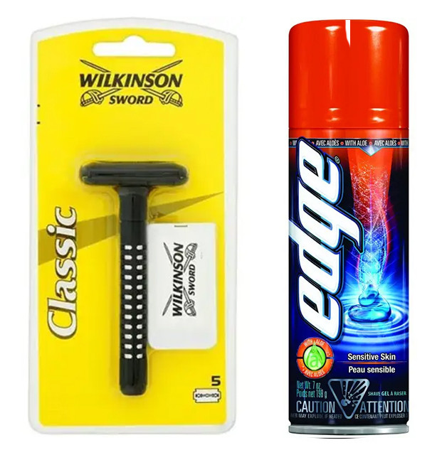 Класичний станок для гоління Wilkinson Sword Classic + Гель для гоління Wilkinson Sword EDGE