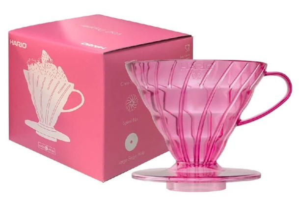 Пуровер Hario V60 02 Punch Pink