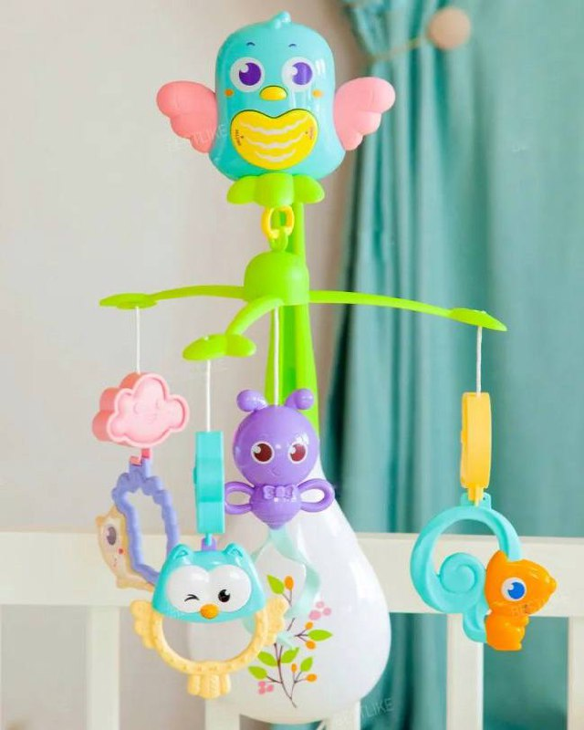 Музичний мобіль карусель 03107 з прорізувавем Совеня, фото 1