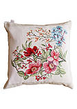 Декоративна наволочка на подушку 45х45 см. одностороння гобеленова, фото 4